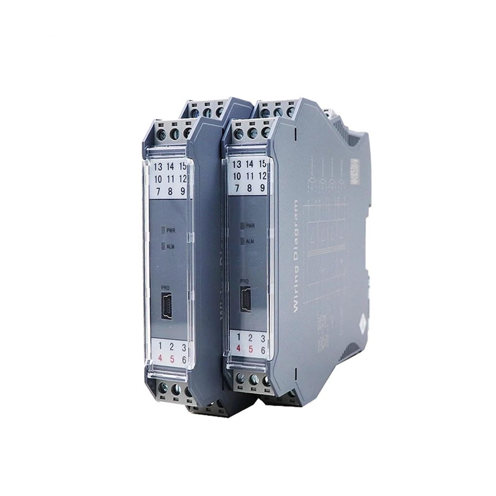 KSZHZYMGX 1pcs 18-32VDC power 1 in 2 out channel 24vdc power supply signal isolators 420ma analog signal splitter(1 in 2 out)