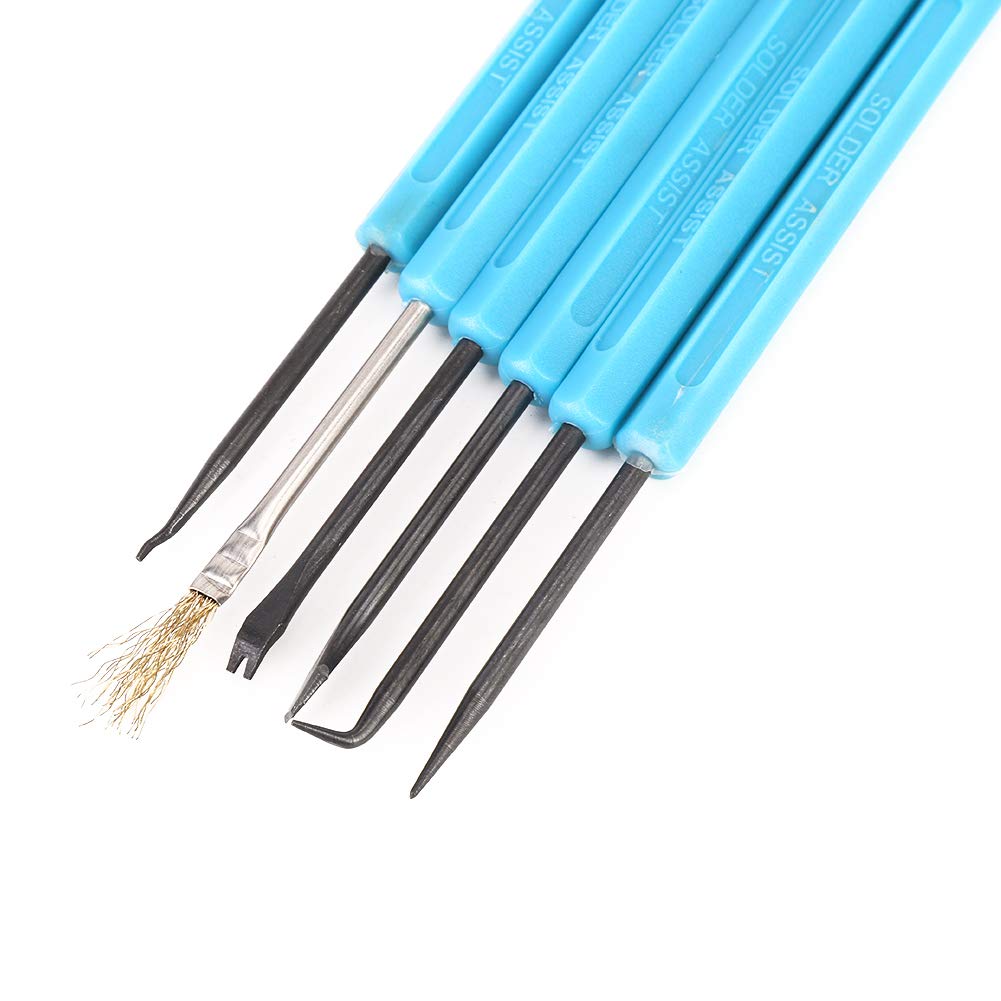 Kit Saldatore A Doppia Testa IKOPFLN - 6 Pezzi Per Riparazione Elettronica E PCB - Foto 6