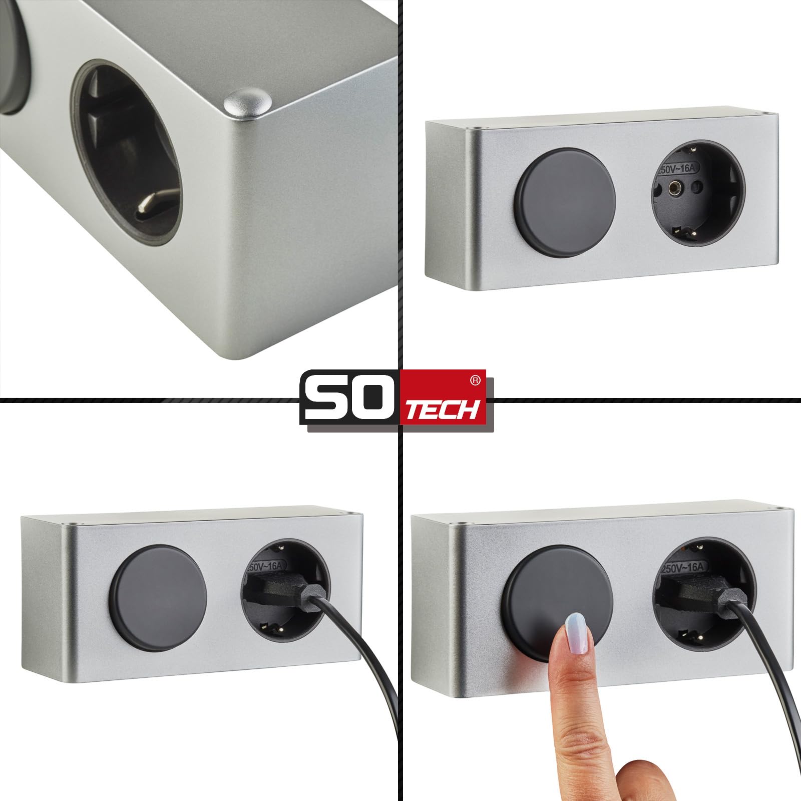 SOTECH Prise Powerbox INCL. Interrupteur d'éclairage pour 12 V 10 W