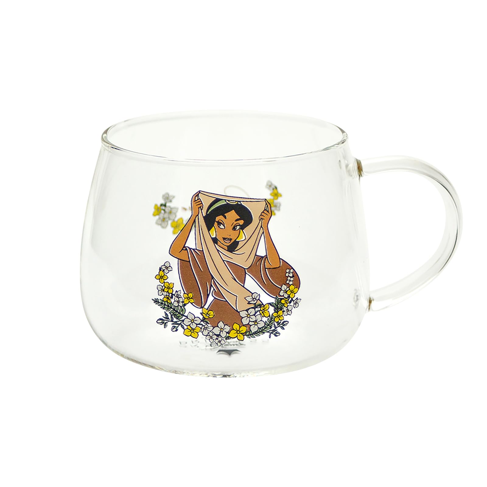 Amazon.co.jp: 耐熱 ガラス マグカップ コップ 約420ml 電子