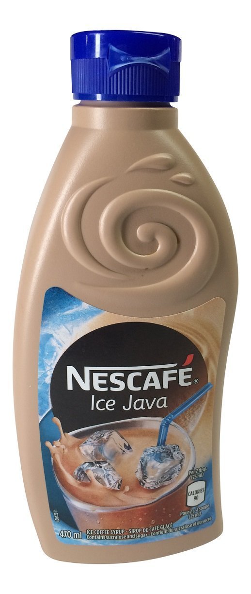 Nescafe Ice Java Coffee Syrup 470ml - Imported from Canada (Pack of 4)