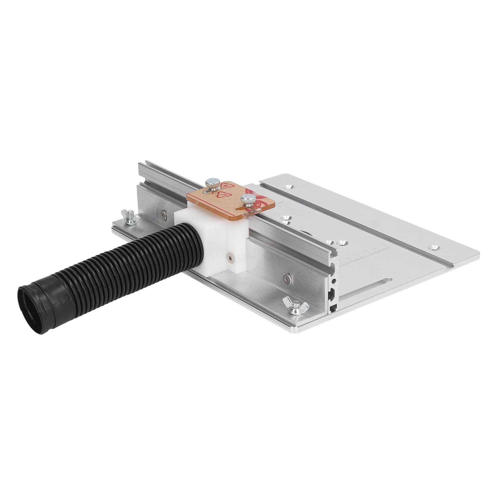 Kit de Elevación de Enrutador, Placa de Inserción Giratoria de Aleación de Aluminio de 180° para Proyectos de Bricolaje de Carpintería, Plata Duradera