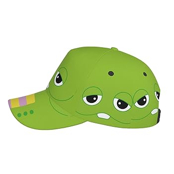 Amazon | ガチャピン (2) 曲がったつばの帽子 ヒップホップ