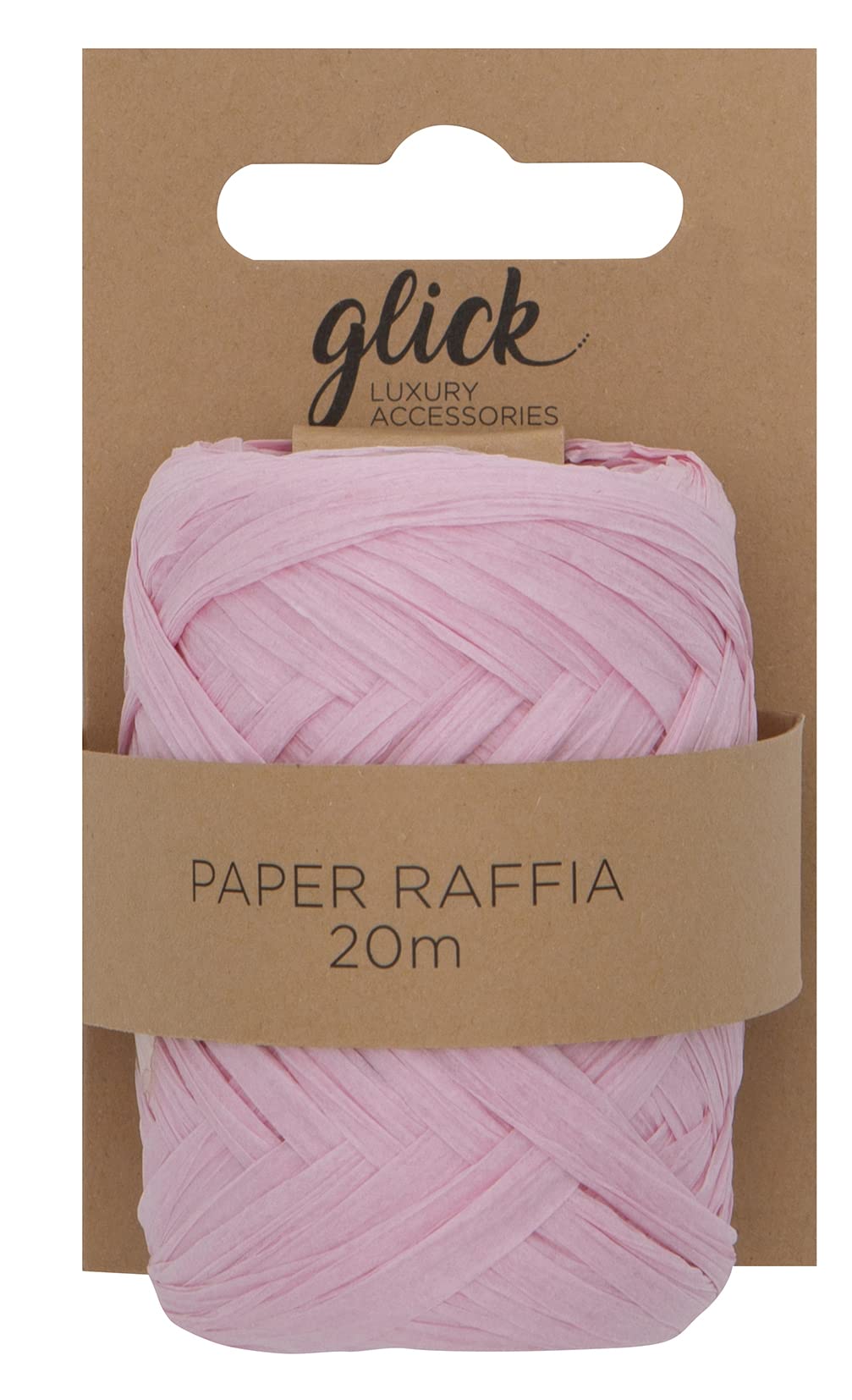 20M Baby Pink Paper Raffia Ribbon, Raffia Ribbon for Gift Wrapping, Arts and Crafts Baby Pink