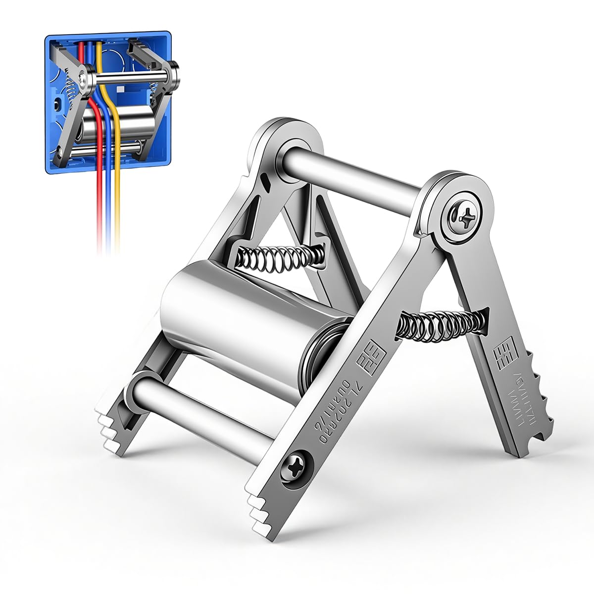 Serplex® Aluminum Alloy Electrical Wire Threading Aid Tool, Cable Pulling Assistant for 86mm/118mm Junction Boxes, Heavy Duty Anti-Slip Roller Wire Guide Device for Fast Conduit for 86/118 Cable Box-image-27