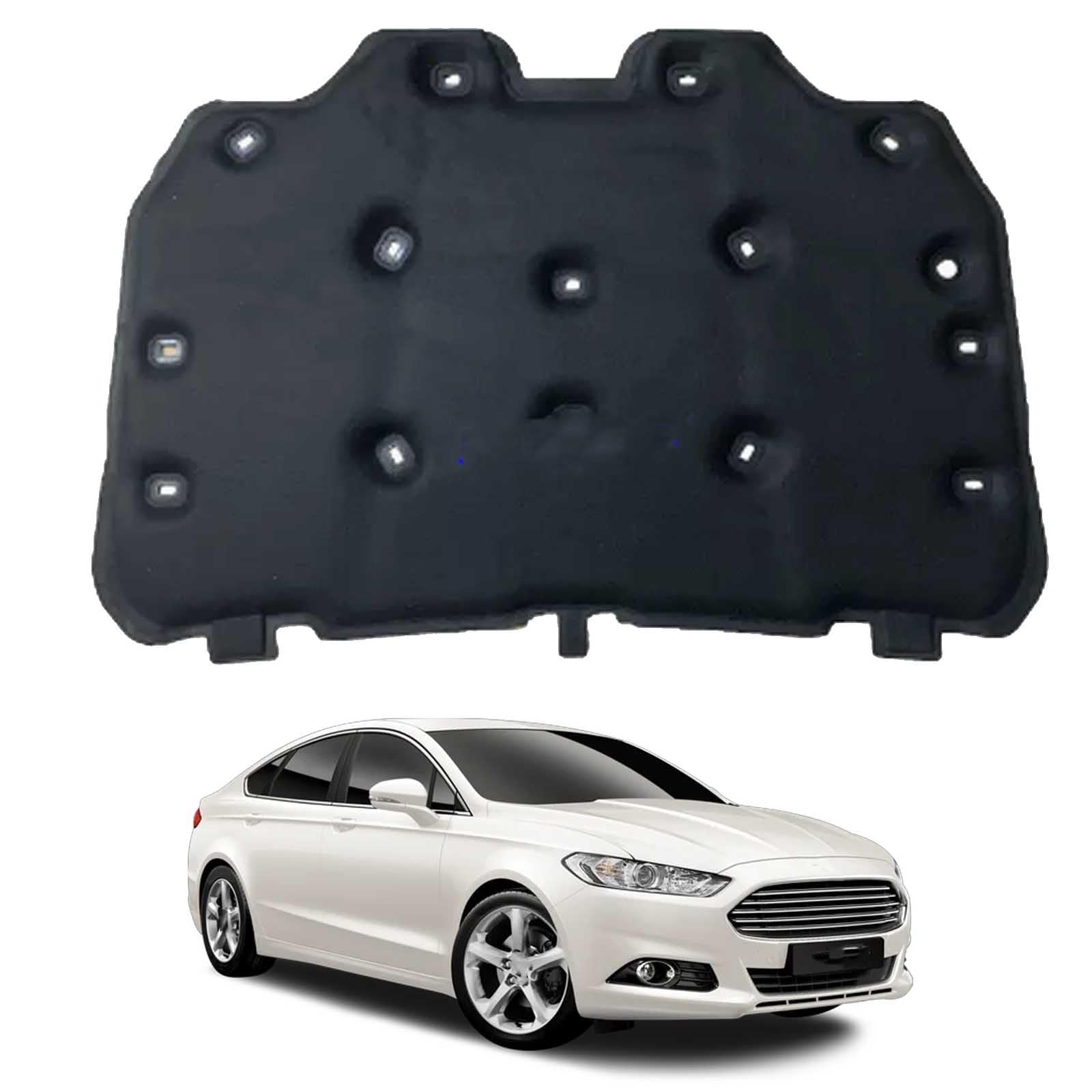Papep Normal Heat Shield & Soundproof Cotton For Ford Mondeo 2017-2018, Bonnet Engine Insulation Mat, Noise Reduction Thermal Liner Cover For Car Hood