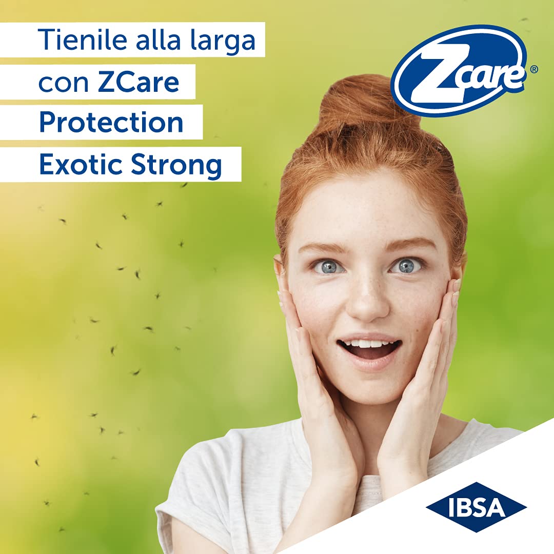 ZCare Protection Exotic Strong Spray Antizanzare Concentrazione Deet Al 50% Repellente Zanzare Zecche in Flaconcino 100ml Uomo Ideale in Zone Tropical