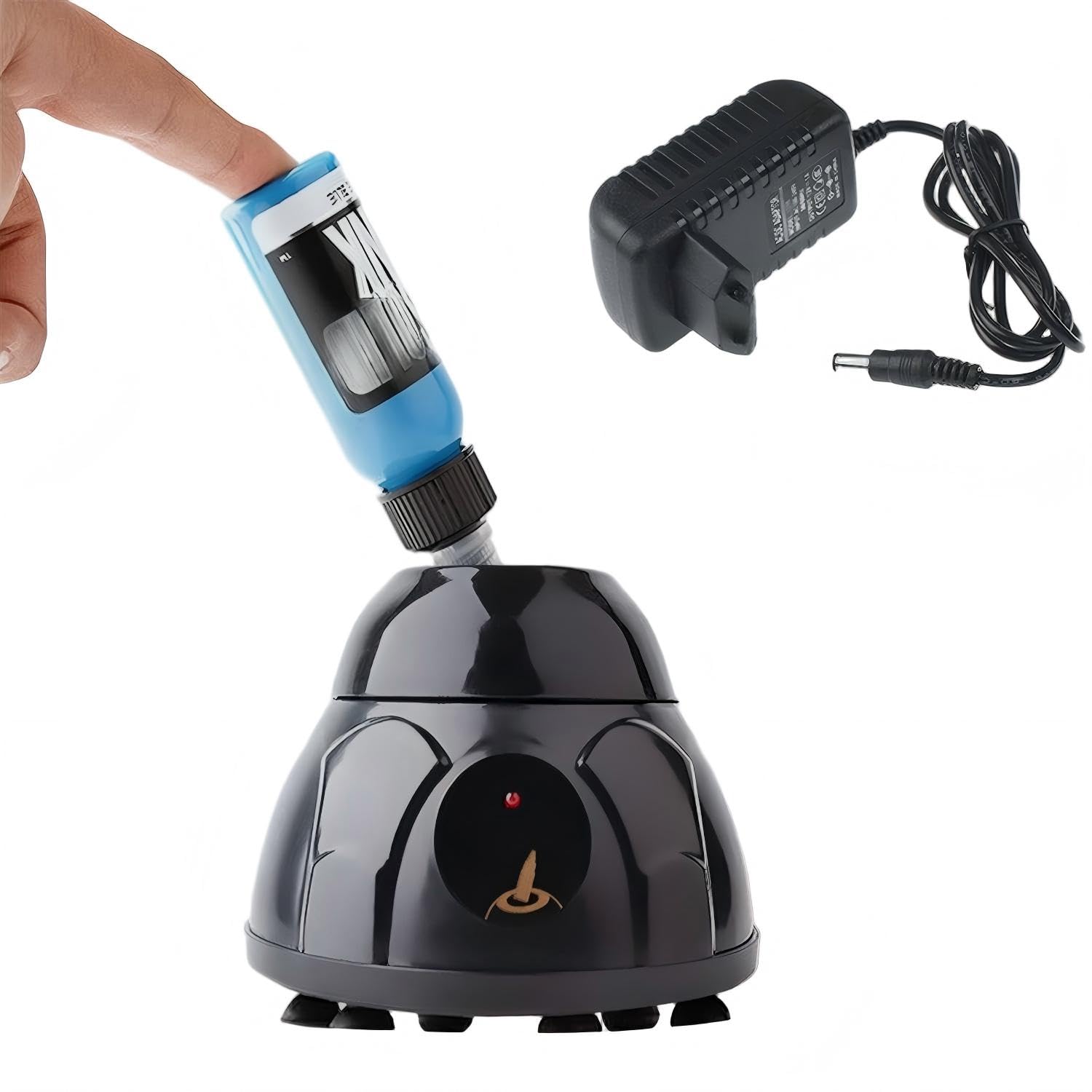 Miscelatore a vortice per laboratorio - Frullatore ad alta velocità 4000 giri/min con ventosa inferiore stabile per vernici, pigmenti, tinture per capelli e soluzioni per provette