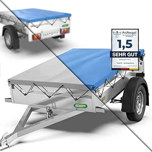 Tarpofix Car Trailer Tarpaulin 264 x 135 x 7.5 cm incl. Rope