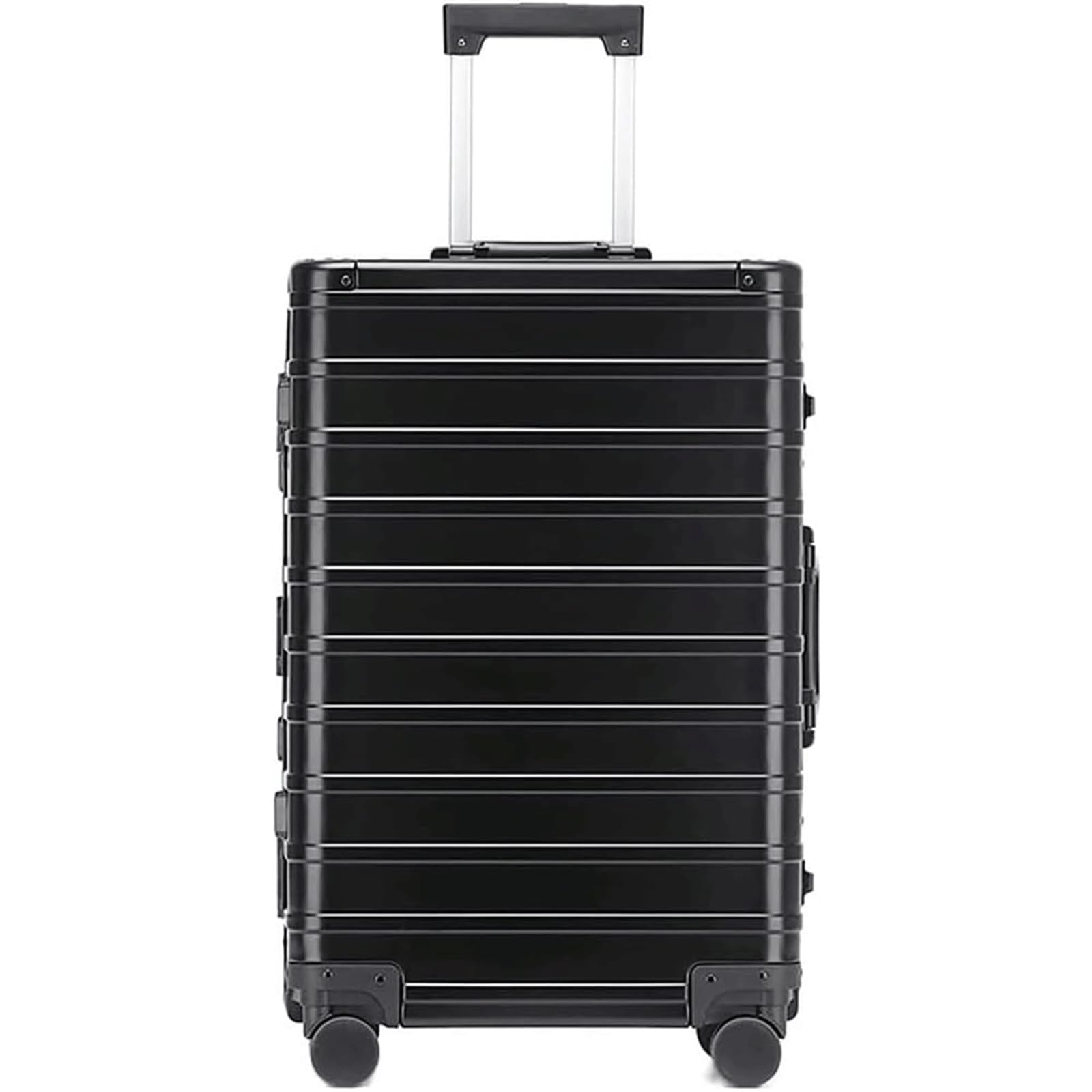 Maleta Maleta Comercial, Equipaje de aleación de Aluminio y magnesio, Resistente a los arañazos, Maletas con Palanca Ajustable de Gran Capacidad Bolsas de Viaje
