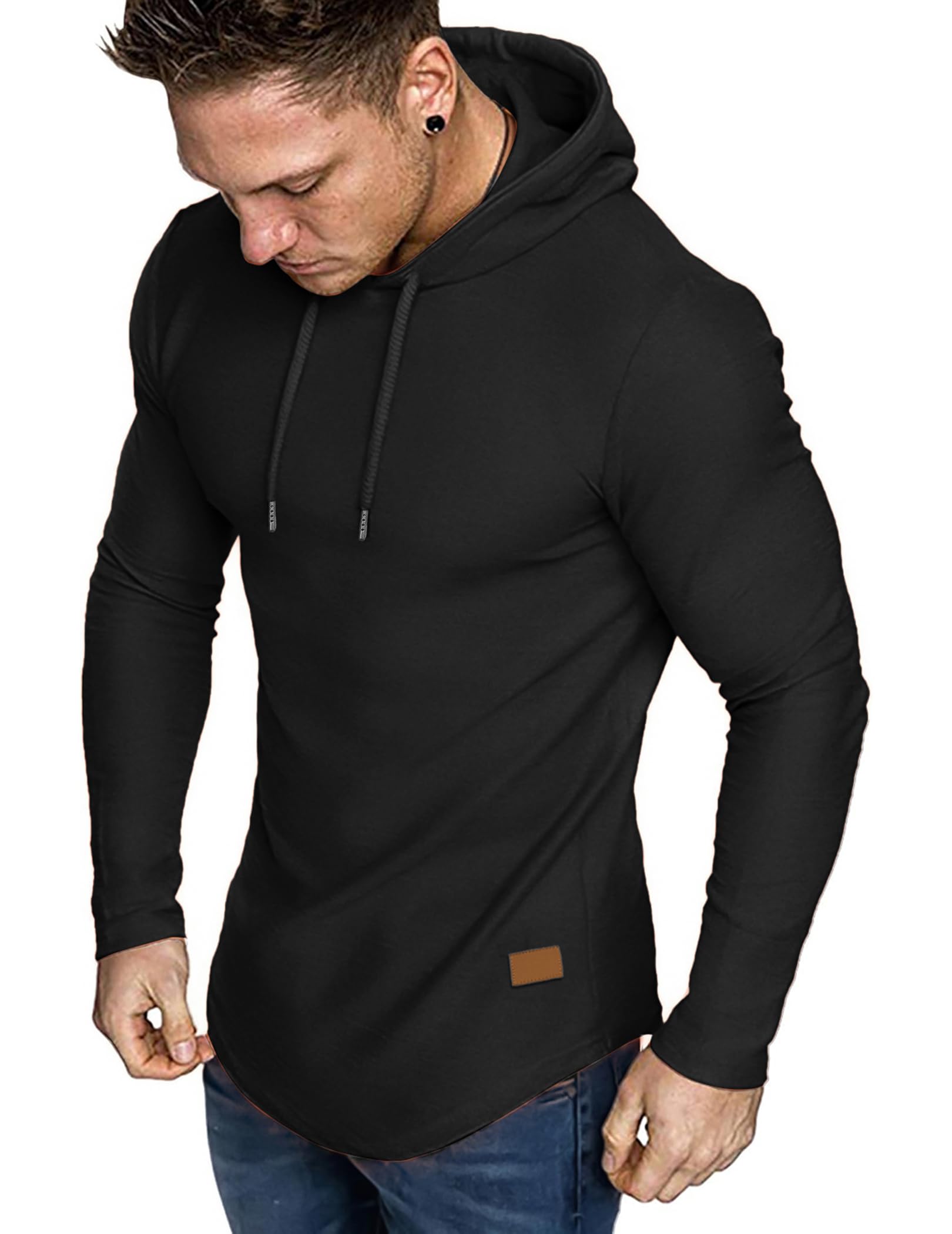 JMIERR Mens Fashion Hoodies Fleece Long Sleeve Athletic Sweatshirt Pullover T Shirts