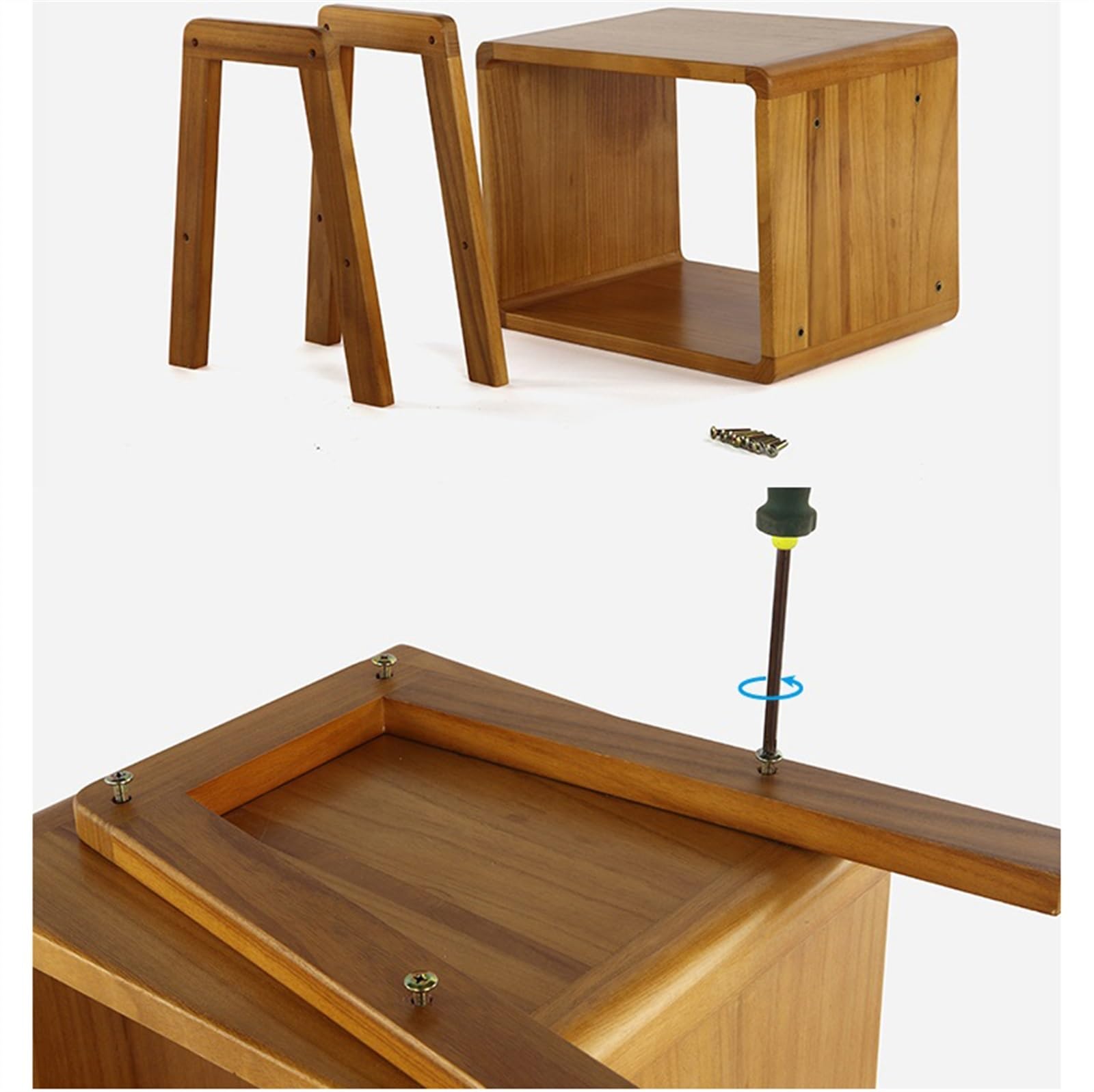 Torre para Gatos Cama for Gatos, mesita de Noche compartida Entre Humanos y, Plataforma Salto semicerrada, casa for tamaño pequeño Mediano Rascador
