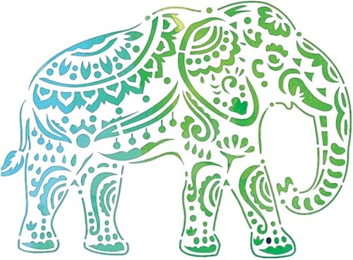 Miniatura 5 de OBUY Plantillas de animales para pintar sobre madera, tela, paredes, aerógrafo y más  Plantilla Mylar reutilizable (lobo)