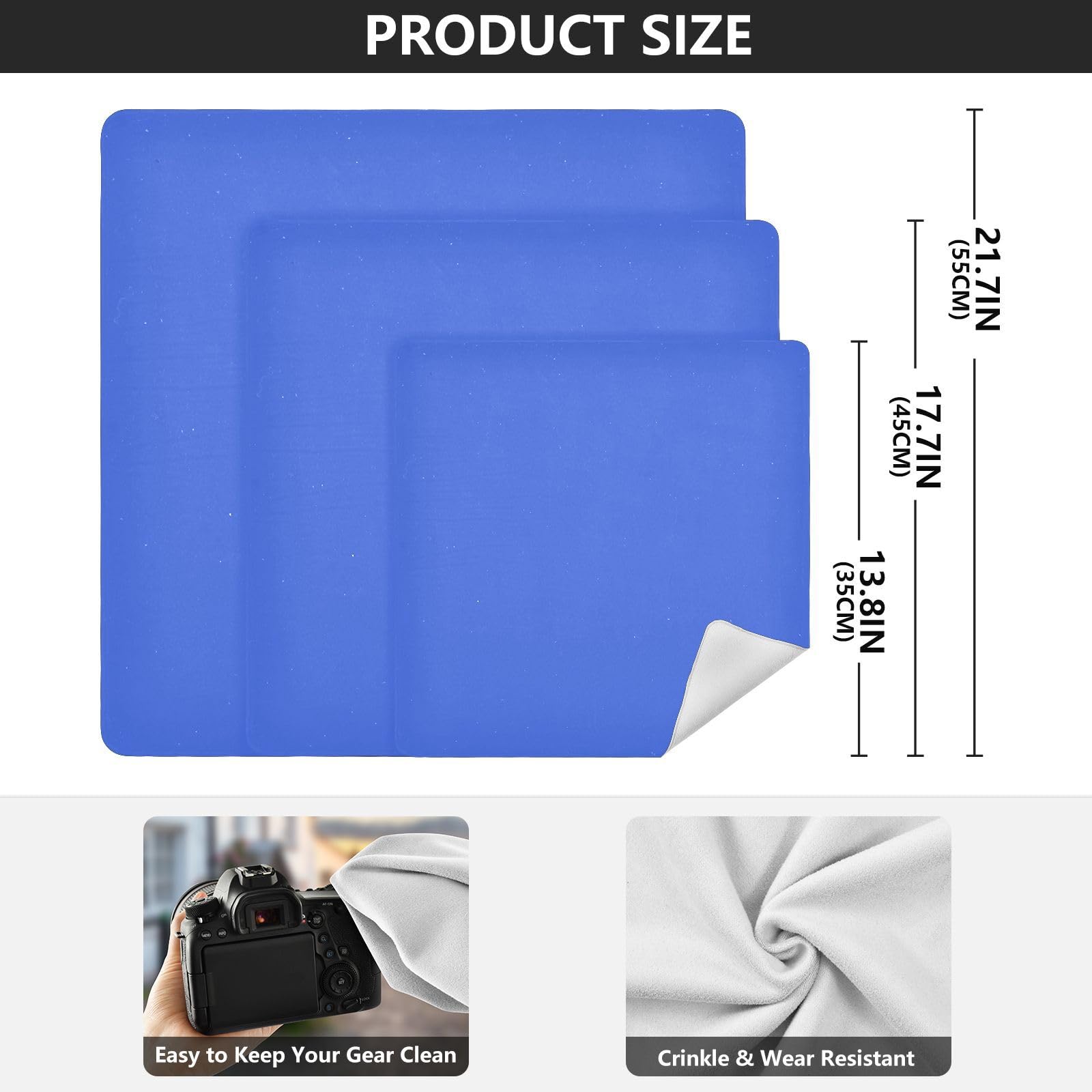 ODAWA Soft Reusable Wrap Cloth Royal Blue Self Adhesive Cloth 13.8