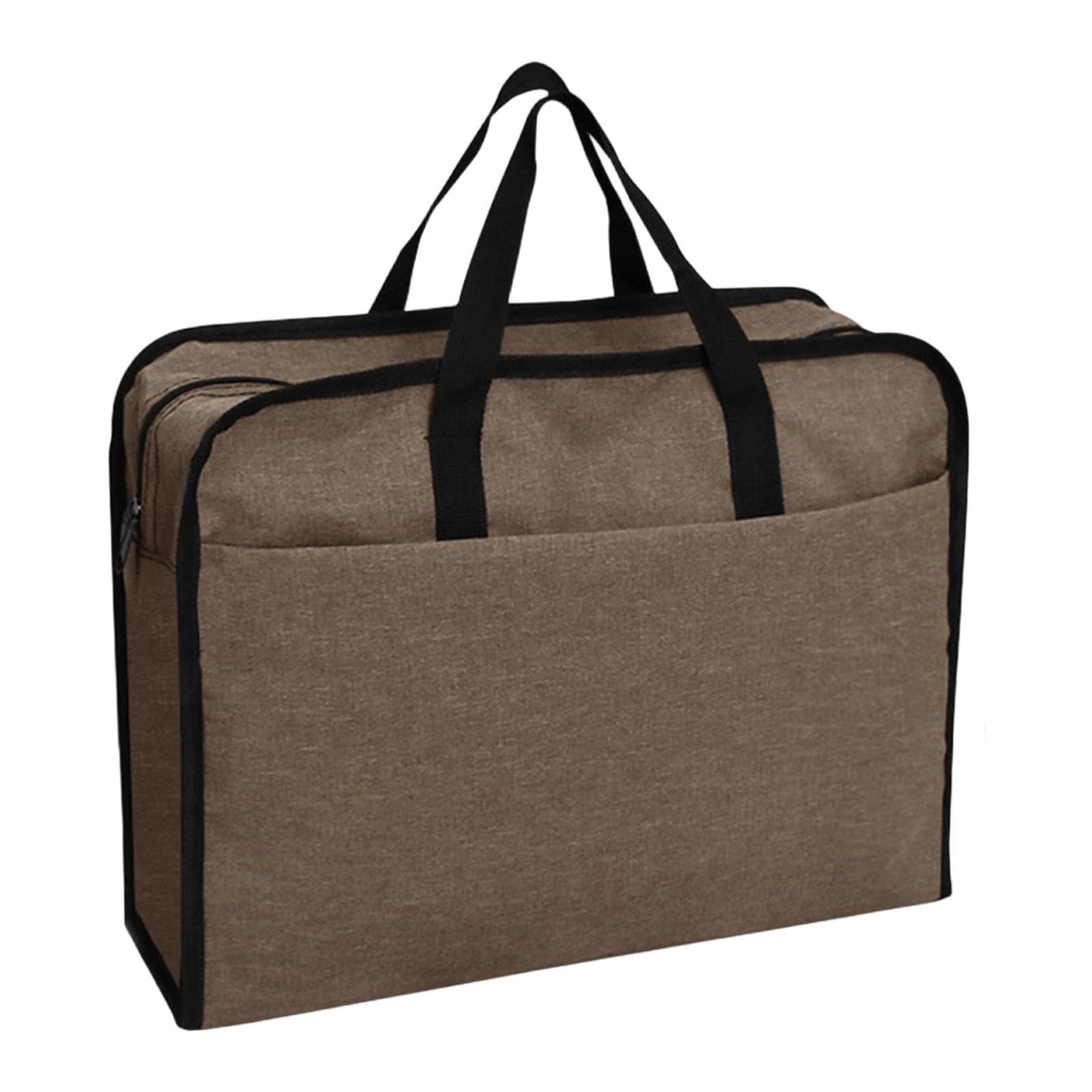 MERISHOPP®Business Briefcase Paper Files Storage Bag for Outdoor Meeting Business Trip Khaki 41x13x32cm|Crafts|Needlecrafts & Yarn|Crocheting & Knitting|Totes & Cases-image-6