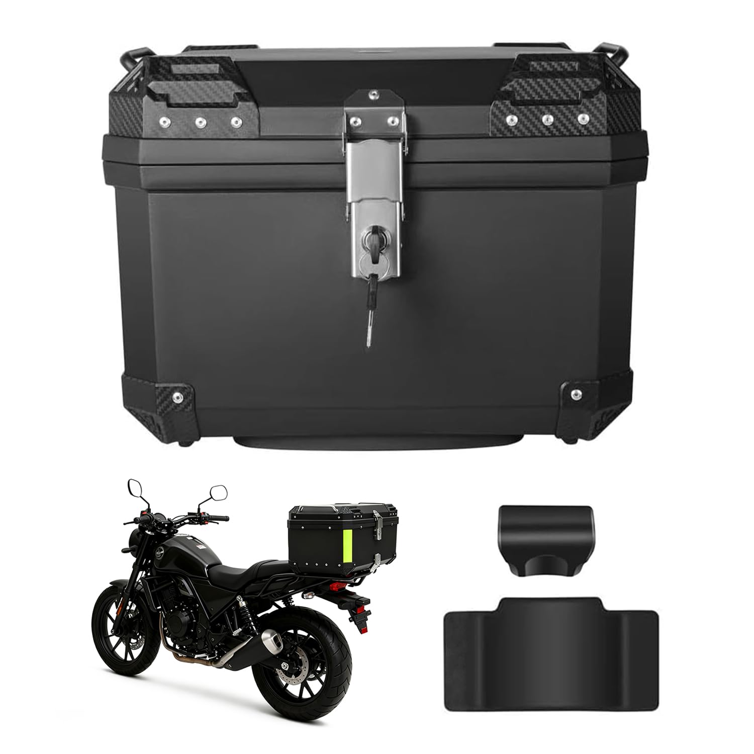 Amazon | Rockykey リアトランク 45L リアボックス トップケース 大