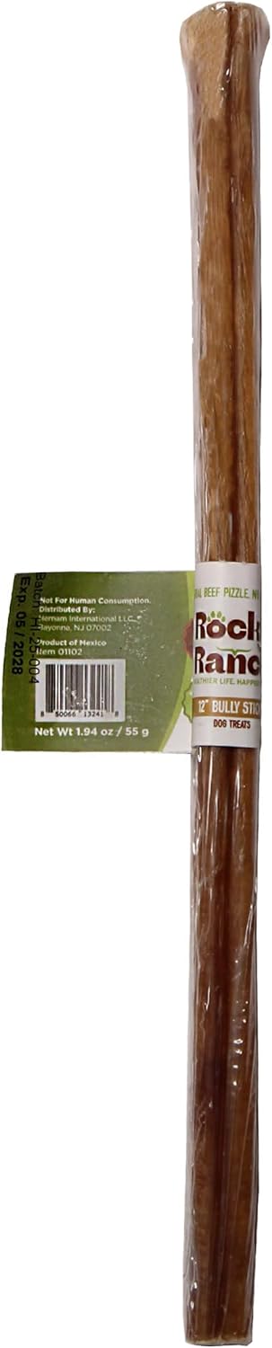 Rocky Ranch, Hard Chewer Bundle Pack, Beef Flavor, 8 oz, Adult Dog, Natural Chew Treats, Dental Care, High Protein. No additives