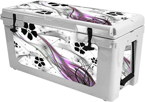 MightySkins (enfriador no incluido) Skin compatible con RTIC 65 Cooler (modelo 2017) - Mundo gris | Funda protectora de vinilo duradera y única |