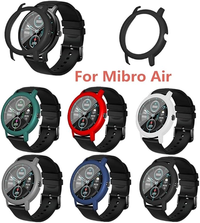 Amazon.com: PC Protector de la cubierta para Xiao-mi Mibro Air Smart Watch  Shell Marco protector para Mibro Air Edge parachoques smartwatch protector  de pantalla : Celulares y Accesorios