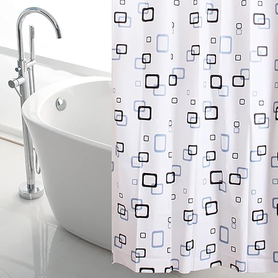 通用 Extra Long Shower Curtains 220cm/240cm Drop for Bathroom Mould
