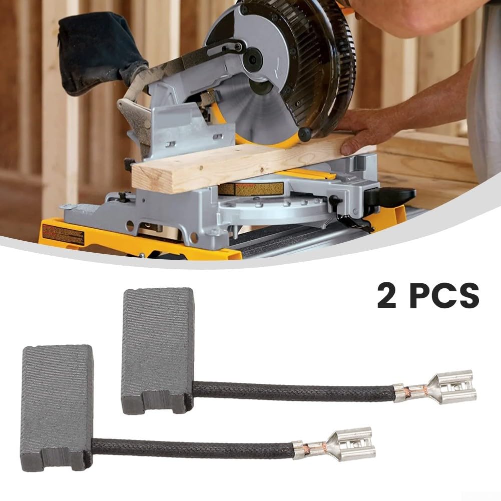 Balais De Charbon DeWalt DW368 DW708 DW716 – Lot De 2 – Compatible 38102802 38102808 – Pour Meuleuse, Scie, Marteau