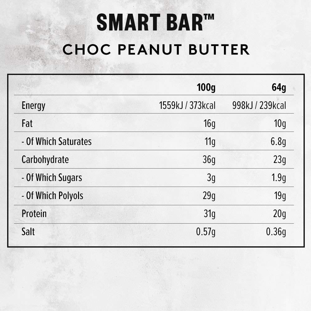 PhD Nutrition Smart Bar High Protein, LowSugar, Indulgent