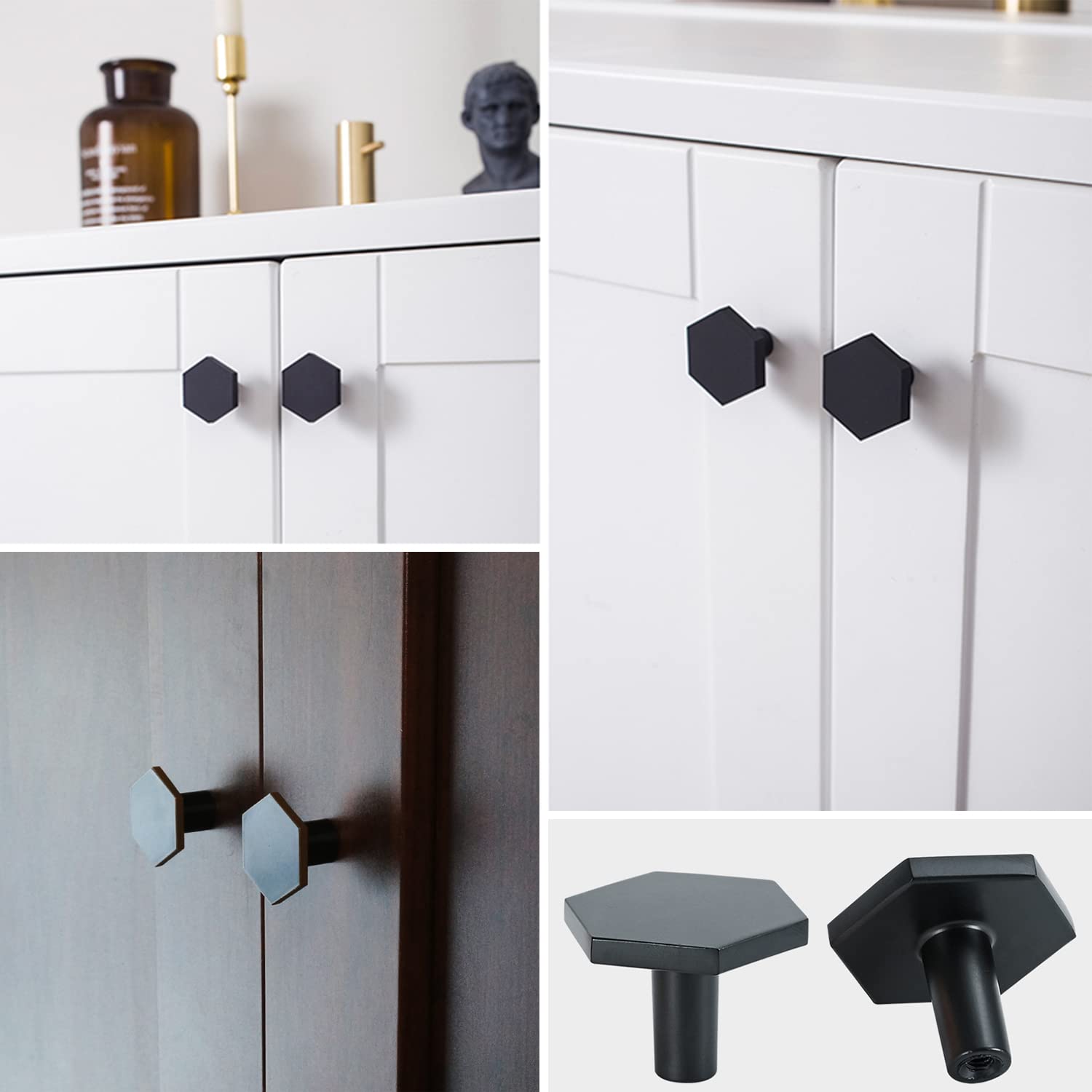 Monsully 2 Pièces Bouton De Meuble, Boutons De Tiroir, Boutons Armoire Ronds, Poignees De Porte De Cuisine Pour Placards Commode Chambre Salle De Bain Bureau