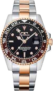 Amazon | 【生産限定モデル50】TECHNOS テクノス GMT メンズ 腕時計