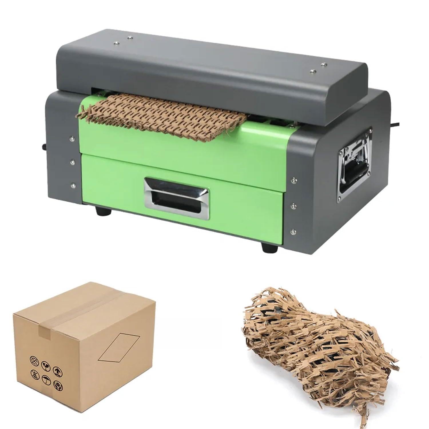 JXYQ Paper Cutting Machine, 325mm Cardboard Shredder for Packaging, Buffer Filling, and Expansion Cutting for Logistics and Express Delivery