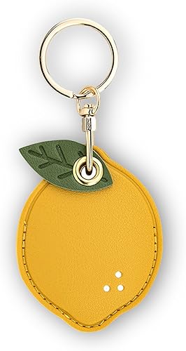 Miniatura 114 de Funda de cuero compatible con Apple AirTag, rastreador de llavero GPS Airtag con llavero, cubierta protectora antiarañazos para AirTag