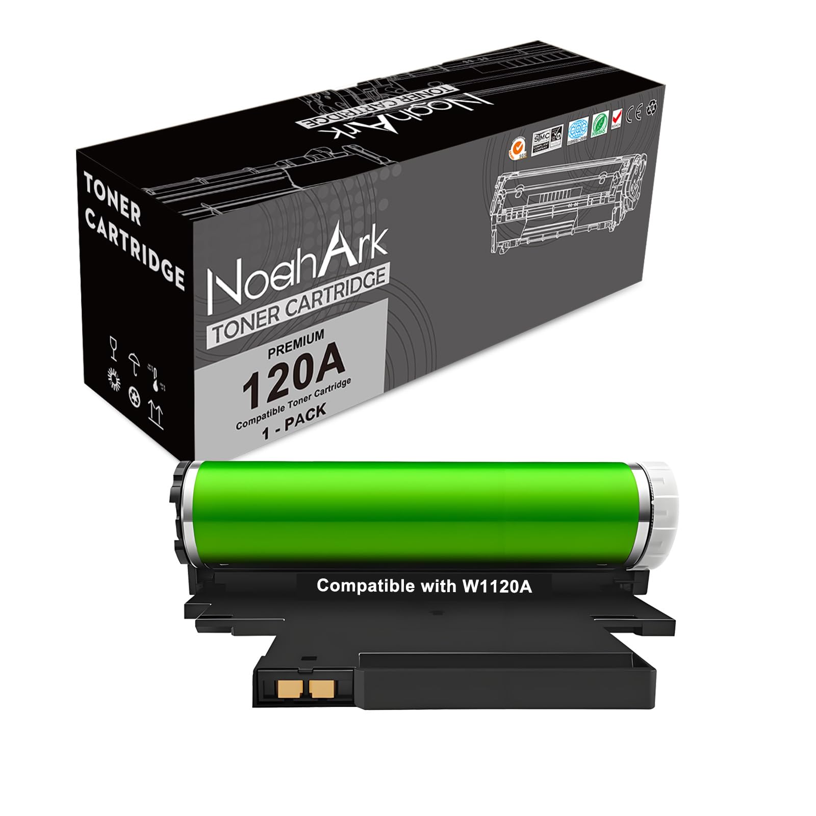 NoahArk Compatibile per 120A W1120A Unità tamburo per HP Color Laser MFP 179fnw 178nw Color Laser 150nw 150a Color Laser MFP 178nwg 179fwg MFP 178nw 179fnw 150a 150w 150nw 16000 pagine(1 Pacchetto)