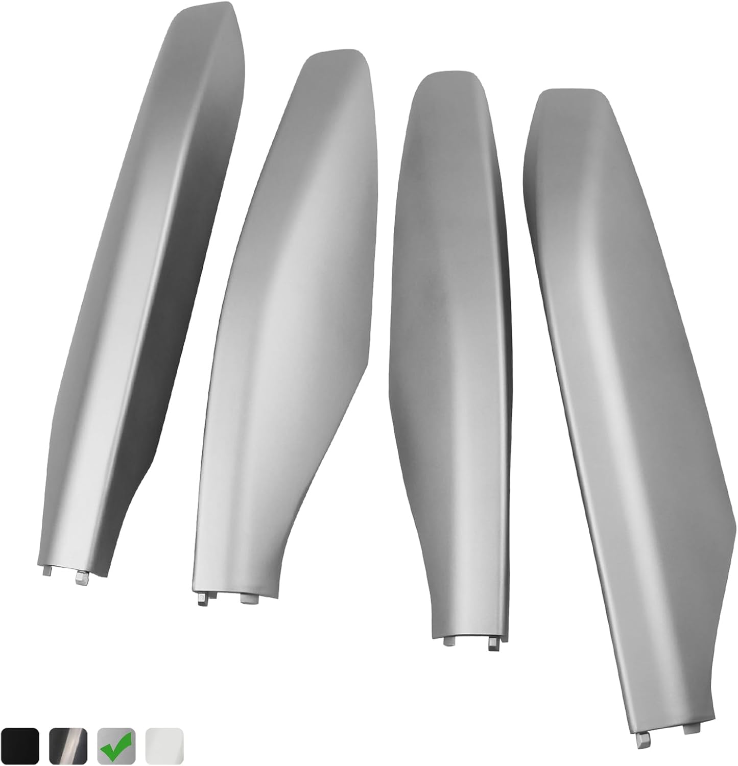 Osompar 4pcs Matte Black Roof Rack Rail Leg End Cover for Lexus GX470 Replaces 63493-60060-C1 63494-60050-C1
