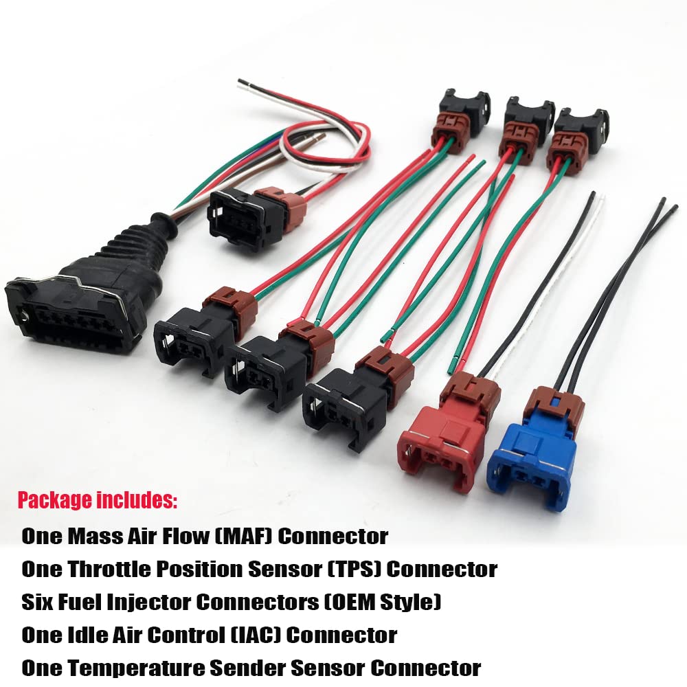 Amazon.com: Aokus - 10 piezas de inyector de combustible MAF TPS