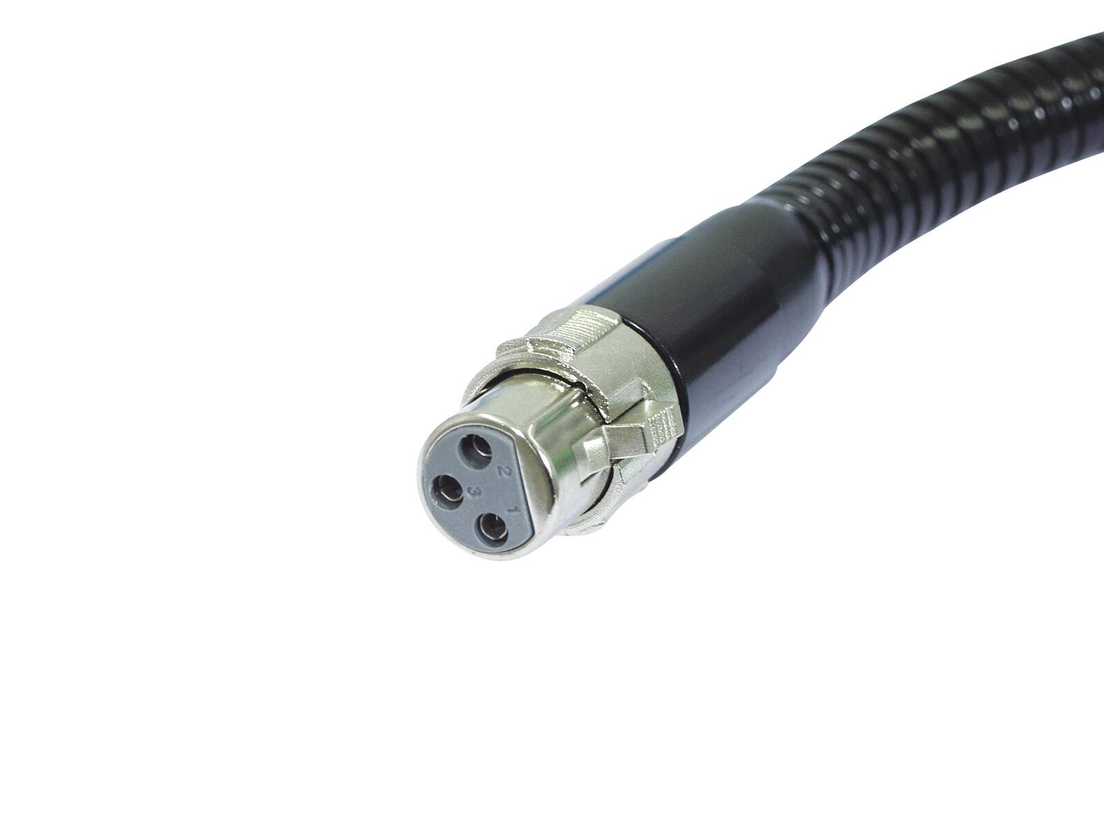 Omnitronic Gęsia szyja czarna Xlr/Xlr, 47 cm