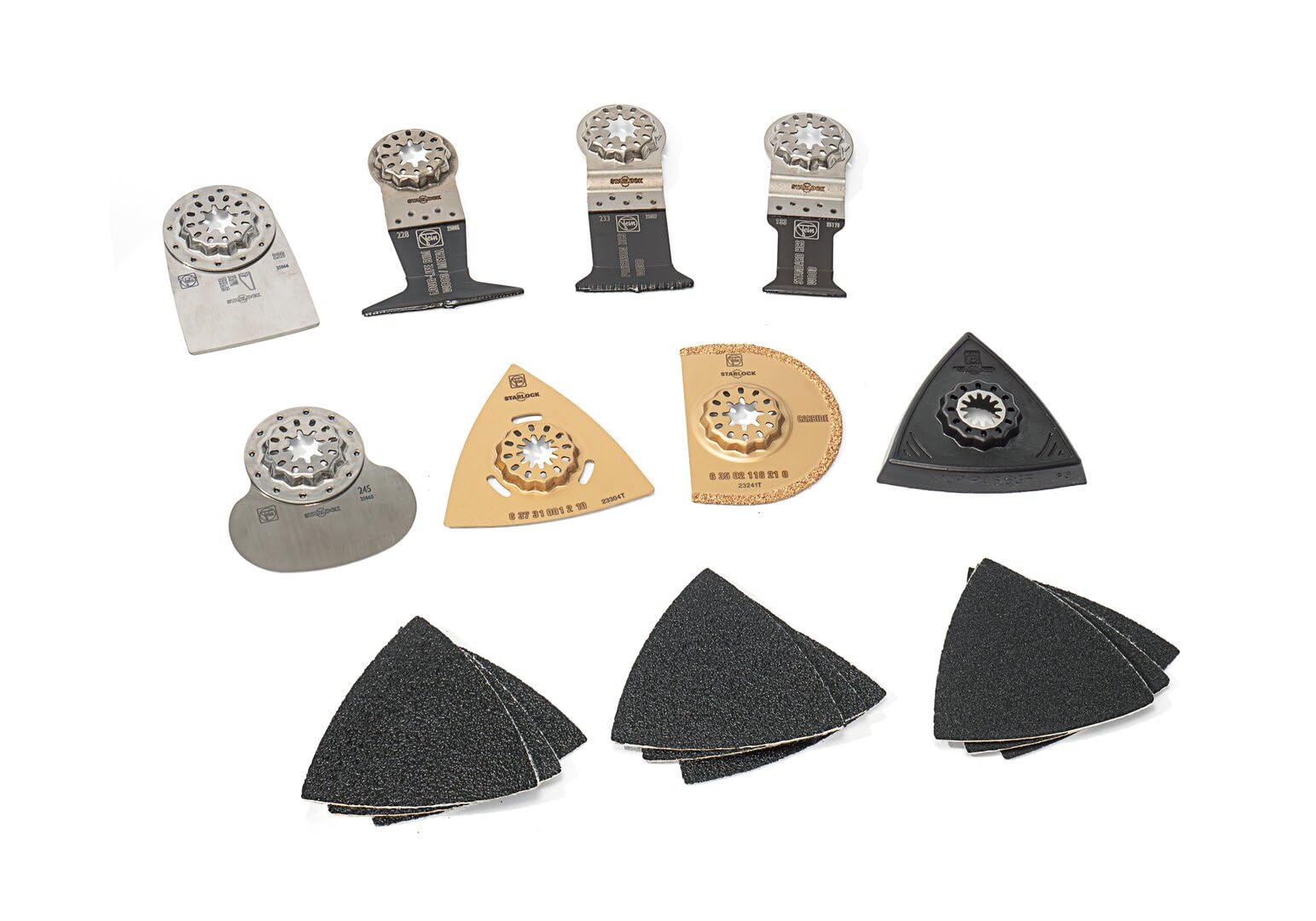 FEIN Starlock PLUS Ultimate Set, 23 accesorios profesionales para serrar, lijar, cortar, raspar, separar y limar. Alojamiento Starlock Plus.