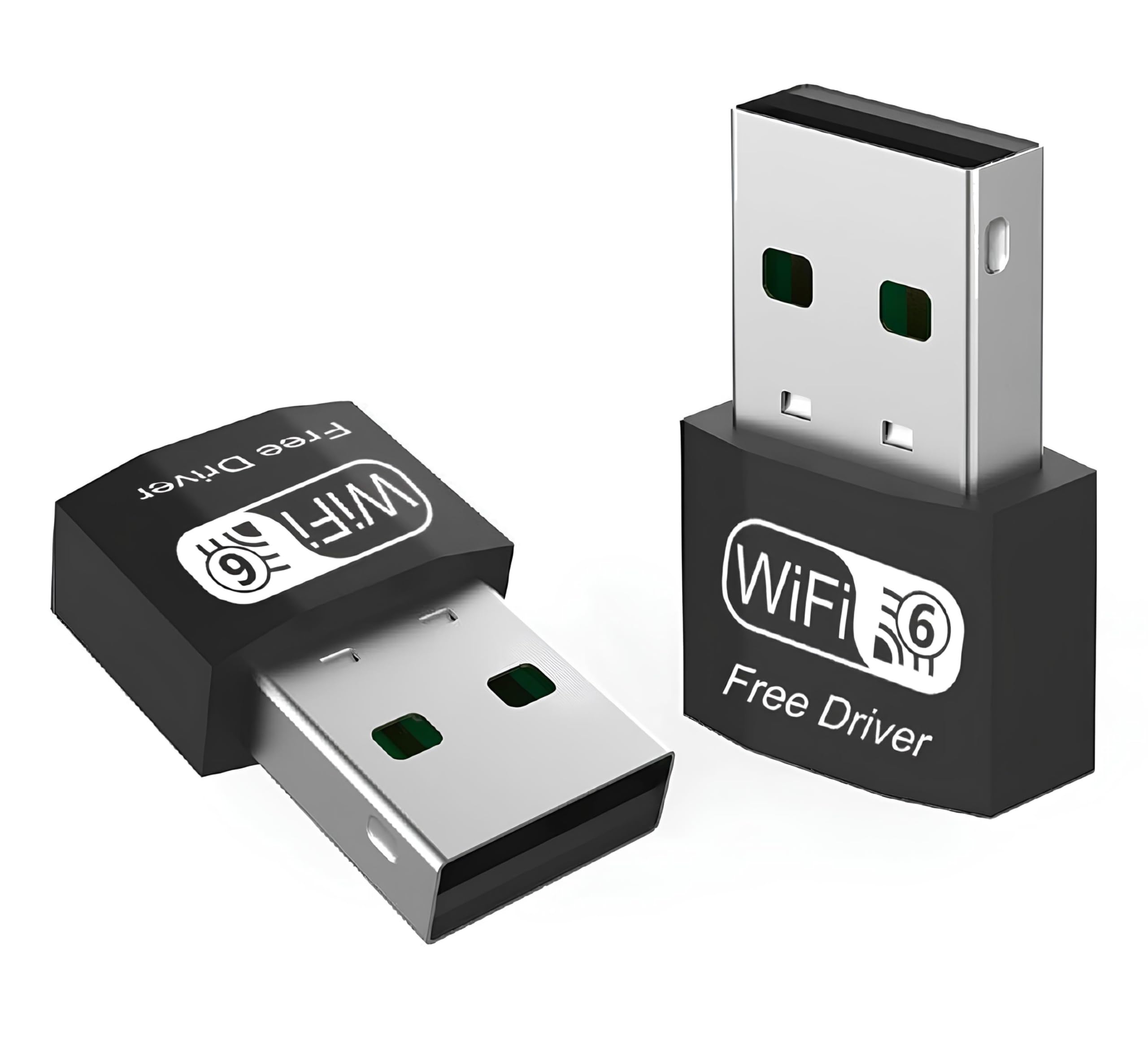 Mini WiFi 6 Connector Dongle 2.0 USB Adapter - 802.11n Wireless Network Receiver, 300Mbps High-Speed, Portable Wi-Fi Adapter for HD Streaming and Gaming, Compatible with PC and Laptop