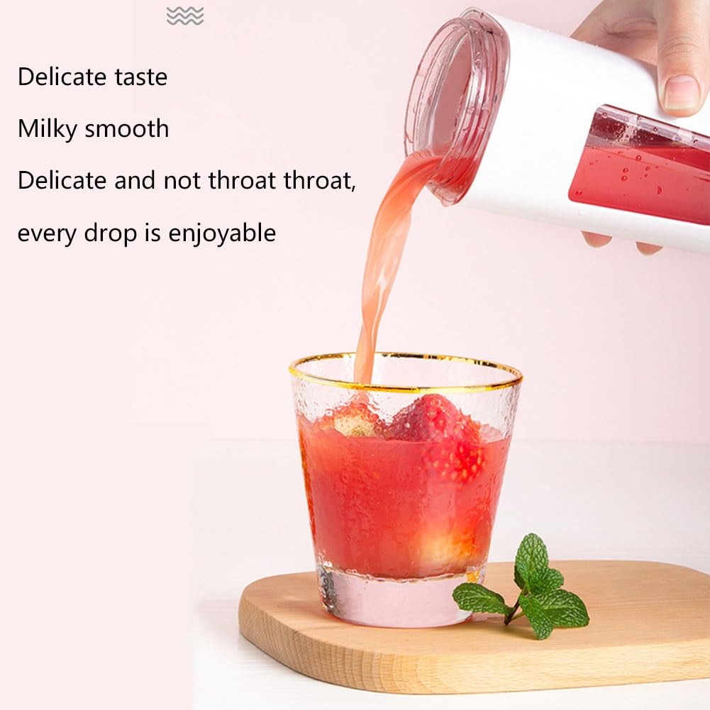 Frullatore Mini Milkshakes Smoothie Shake Mixer Frullatore Per Smoothie Di Frutta Shake Montato Frullatore Smoothie USB Con Bottiglia Tritan Da 350 Ml Per Ghiaccio Tritato, Gaspachos, Composte, Frutta