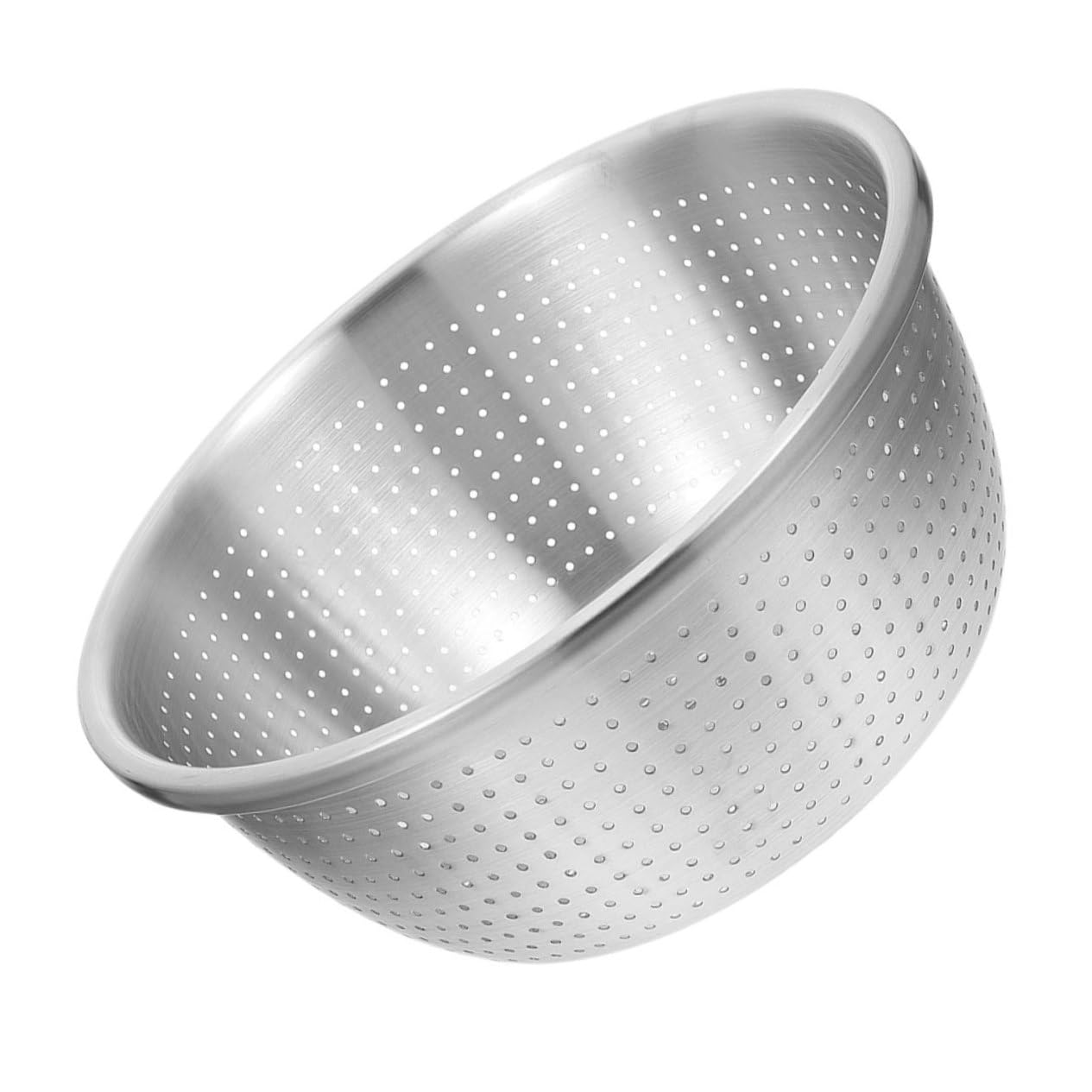 Escurridor de Alimentos de Acero Inoxidable de 26cm, Plata