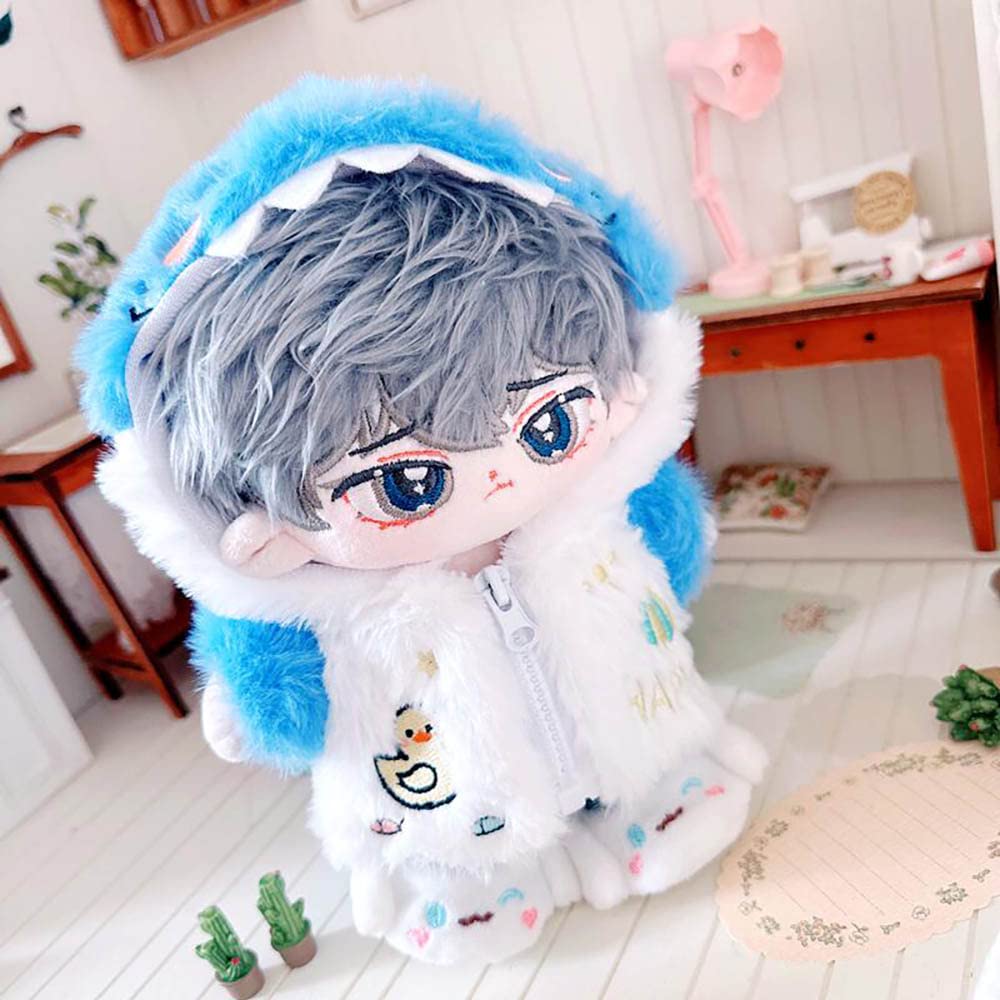 Amazon.co.jp: niannyyhouse 20cm ぬいぐるみ 服 ブルーシャーク 