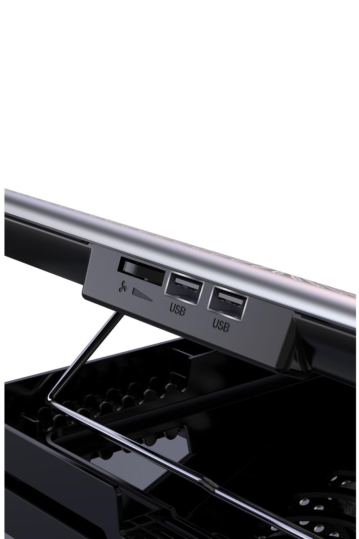 Frisby Fnc-5260St 6 Lüfter Silent Aluminium Gitter Notebook Kühler Stand Kompatibel 17"