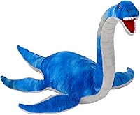 Vista 1 de Peluche de Plesiosaurus, dinosaurio de peluche para lanzar, muñeco de almohada de peluche suave y amigable azul, cojín para abrazar - Regalo