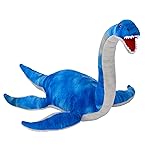 AULUDA Plesiosaurus Plush Toy, Dinosaur Stuffed Animal Throw Plushie Pillow Doll, Soft Blue Fluffy Friend Hugging Cushion - Present for Every Age & Occasion