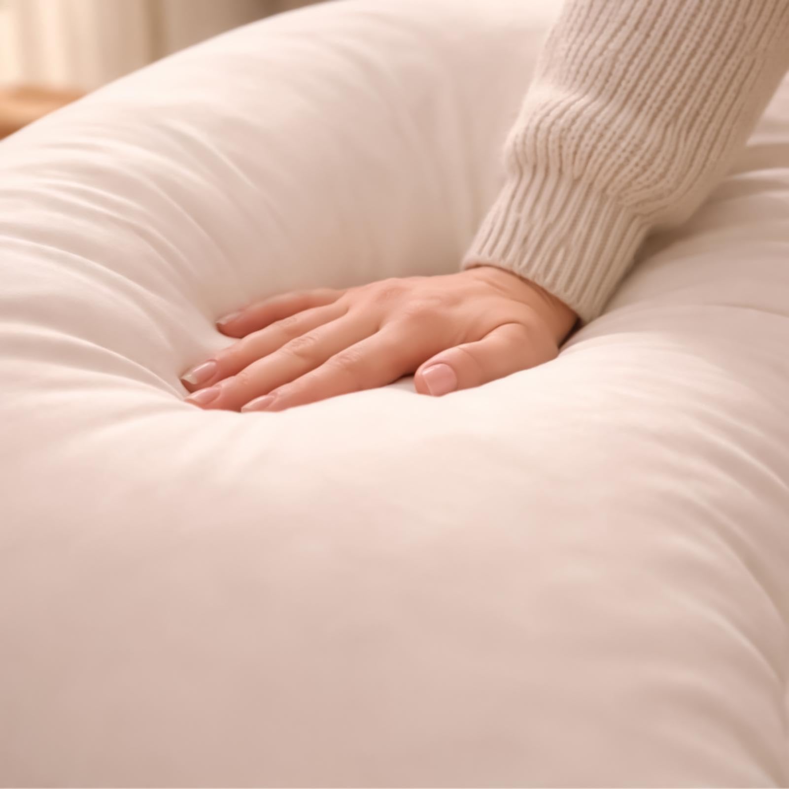 Cojín suave y refrescante, almohada ergonómica para dormir, cómodo cojín para abrazar, almohadilla de apoyo transpirable, accesorio de relajación para sofá de dormitorio, equipo para el hogar para
