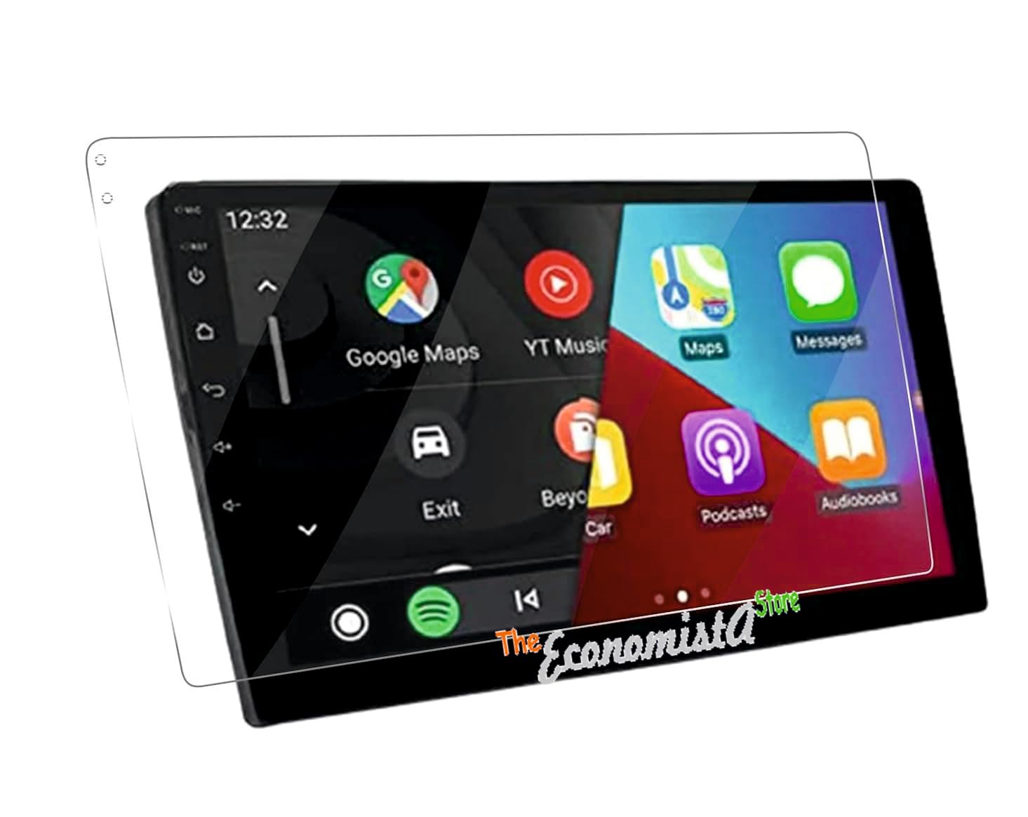 Ballistic Glass Economista Drive In Luxury With Top Class Screen Protector! Scratch&Water Resistant Navigation System For Premium Protection! Specifically Tailored For Your After Market 9 Inch System-image-29