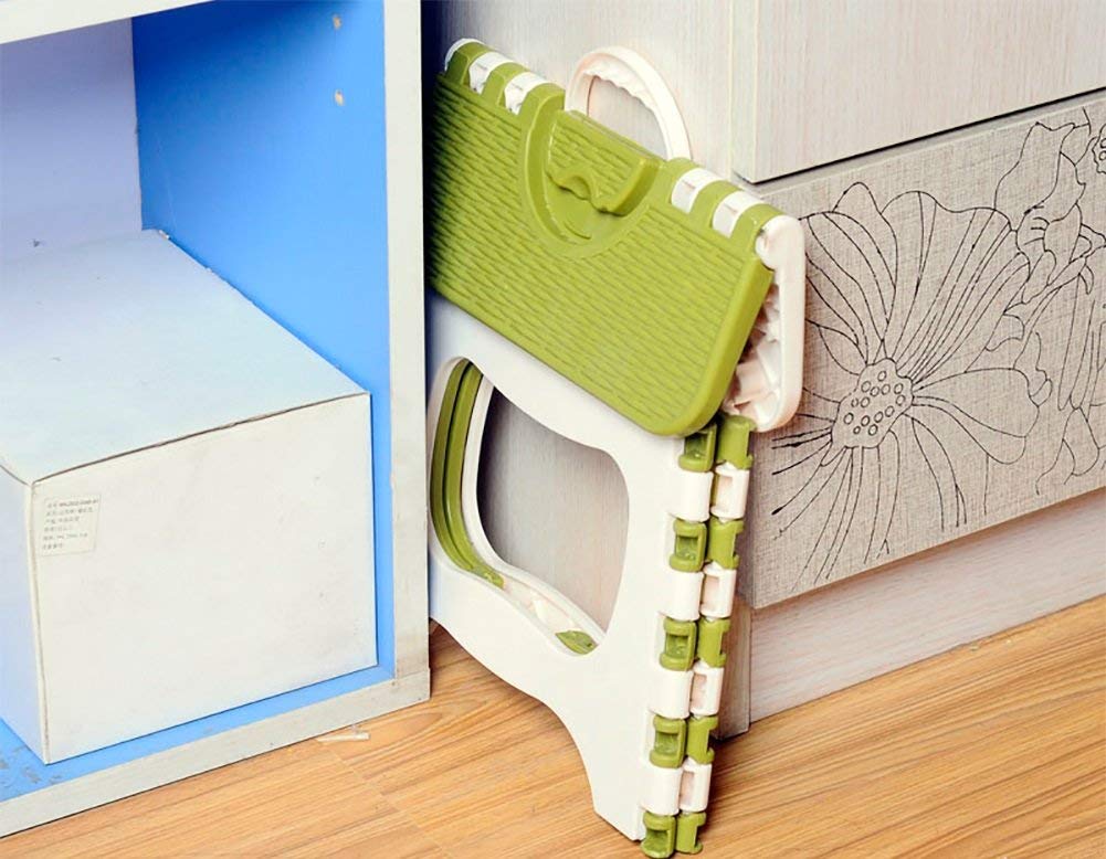 Outdoor Home Dual-Purpose Passo Sgabello, Poiapiedi Ottomani Plastica con Maniglia Esterna Portatile Di Feci Più Piccoli Bagno Utility Piccoli Sgabelli Del Piede per i Bambini Potty Training, Ca