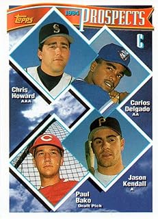 Baseball MLB 1994 Topps #686 Chris Howard/Carlos Delgado/Jason Kendall/Paul Bako VG
