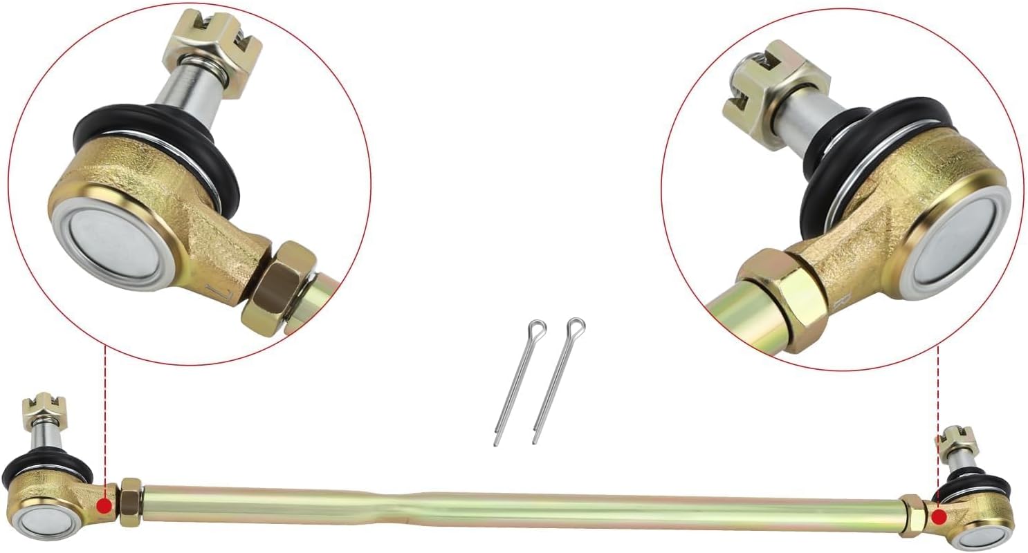 JAVIK Left & Right Tie Rod & End Kit Fit for Suzuki Eiger 400 2x4/4x4 LT-F400 LT-A400 (ALL Model Not Use K3/K4,LT-A400C Only Use K5)2003-2007,OEM#51281-38F00