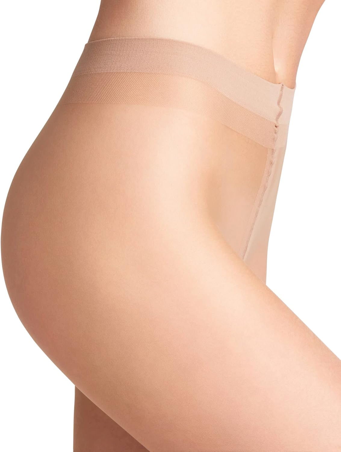 FALKE Women's Lunelle Tights, Ultra Sheer 8 Denier, Stockings for Women, Beige (Brasil 4679), XL, 1 Pair