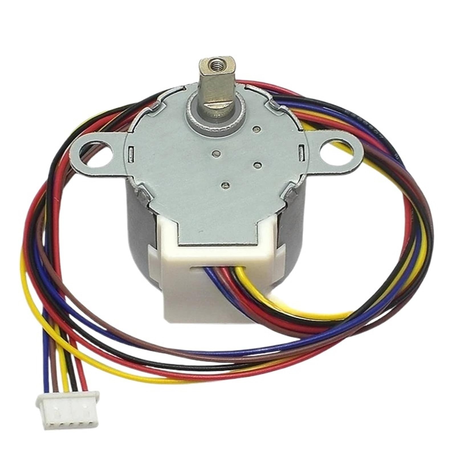 TQSKA 24BYJ48 Stepper Motor DC 5V 4-Phase 5-wire Wireless Camera Monitor Motor Slow Speed 1/64(DC 5V No ears 15cm)