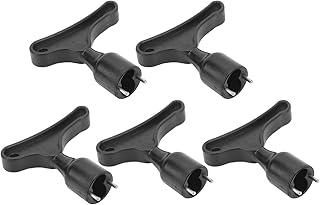 NestNiche Golf Shoes Spike Wrench, Golf Shoe Spike Removal Tool, Universal Golf Spike Remover Cleats Spikes Tool with Plastic Handle, Golf Removal Too, 5Pcs